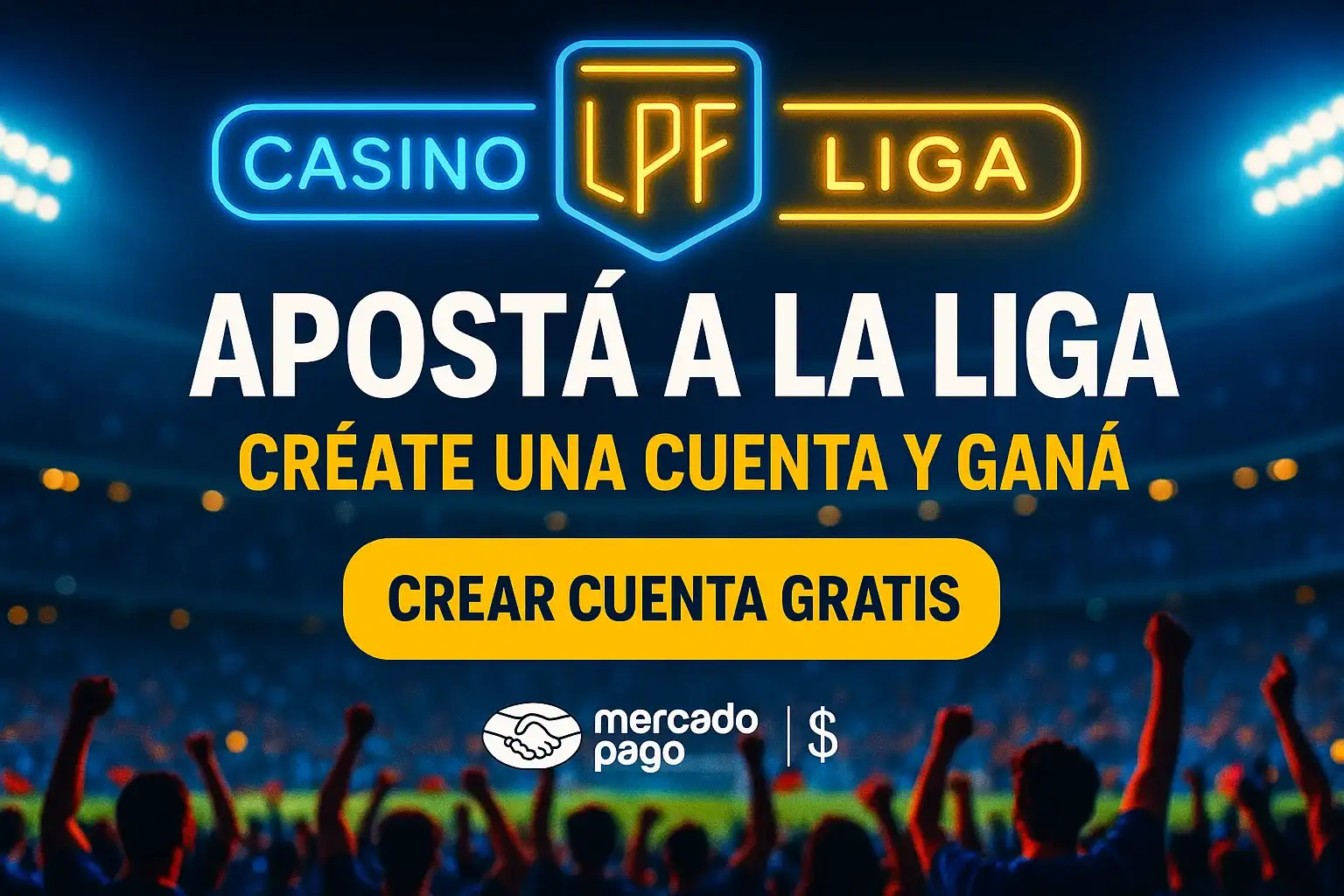 Banner de casino, vos apostá a la liga y creá tu cuenta